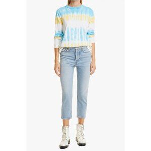 RE/DONE x Hanes Tie Dye-Print Long-Sleeved T-Shirt